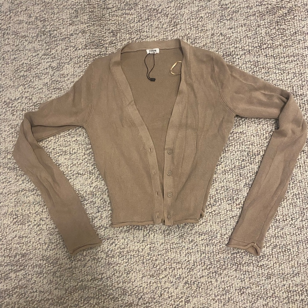 Garage Tan Women's Cardigan